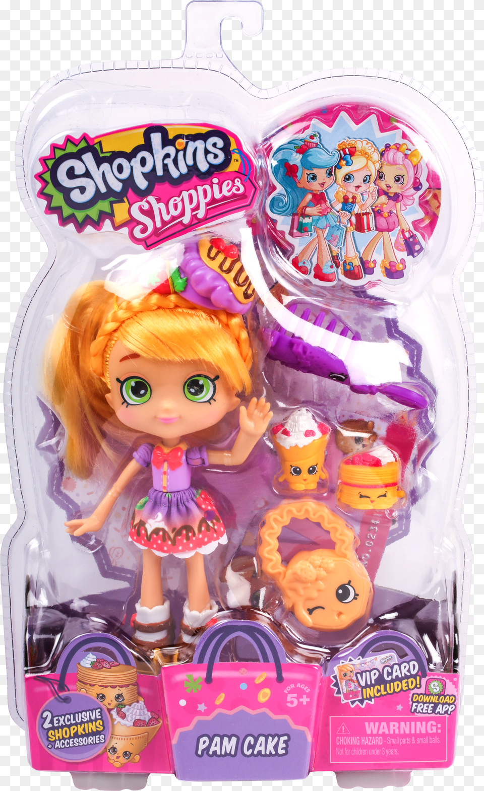 Shopkins Shoppies S2 W3 Dolls Pam Cake Png