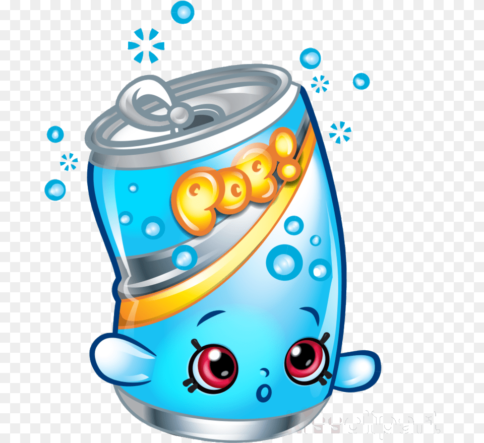 Shopkins Soda Pops Clipart Fizzy Drinks Clip Art Transparent Shopkins, Tin, Can Png Image