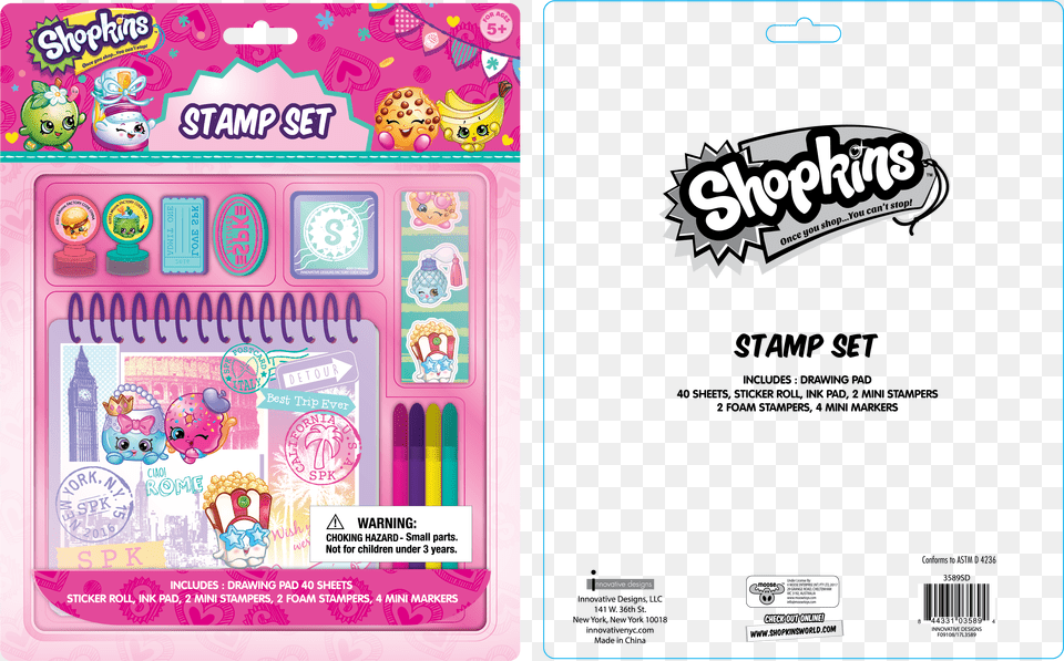 Shopkins Stamp Kit Graphic Design, Sticker Png Image