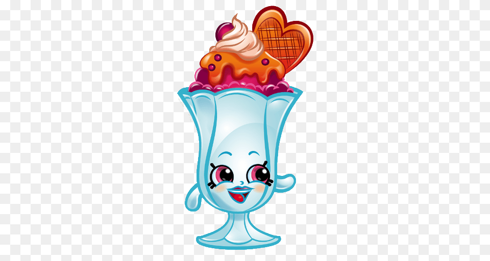 Shopkins Sweet, Cream, Dessert, Food, Ice Cream Free Png