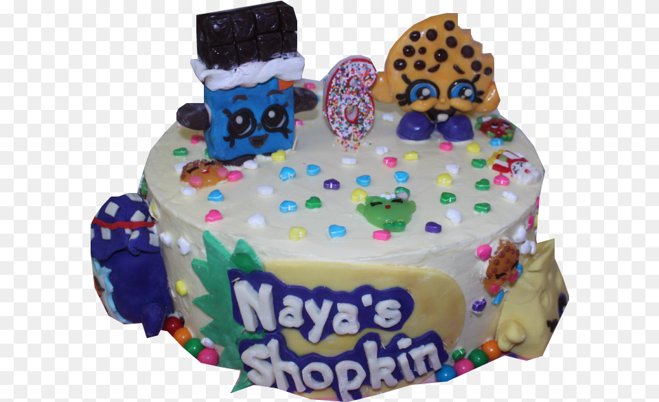 Shopkins U2013 Kingdom Bakery Birthday Cake, Birthday Cake, Cream, Dessert, Food Png