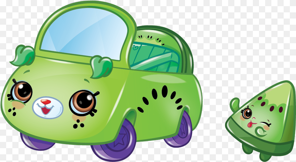 Shopkins Wiki Shopkins Cutie Cars Kiwi, Green, Vehicle, Transportation, Motorcycle Png