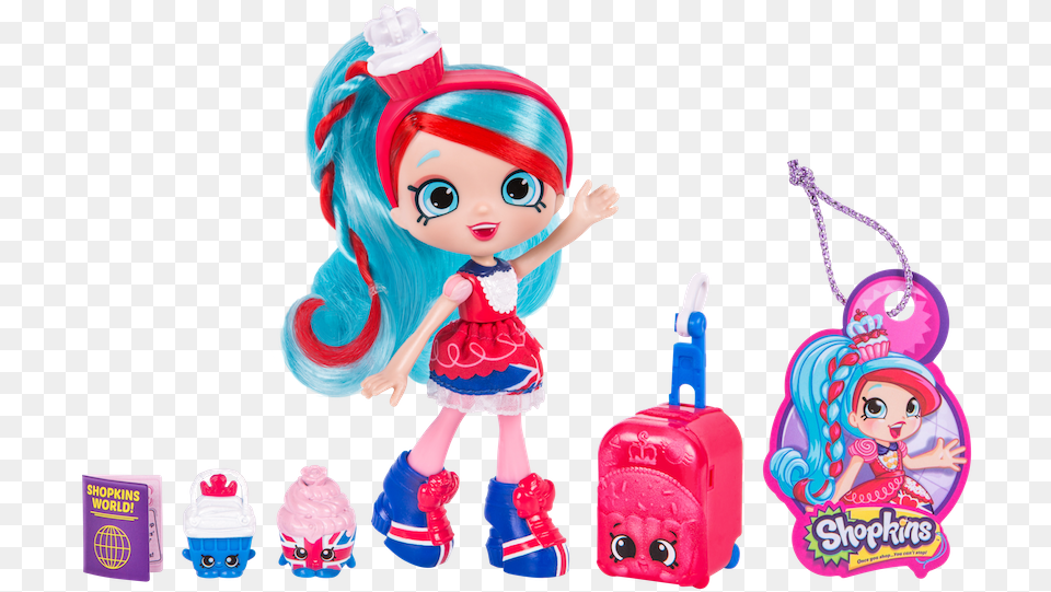 Shopkins World Vacation Dolls, Bag, Doll, Toy, Figurine Png Image