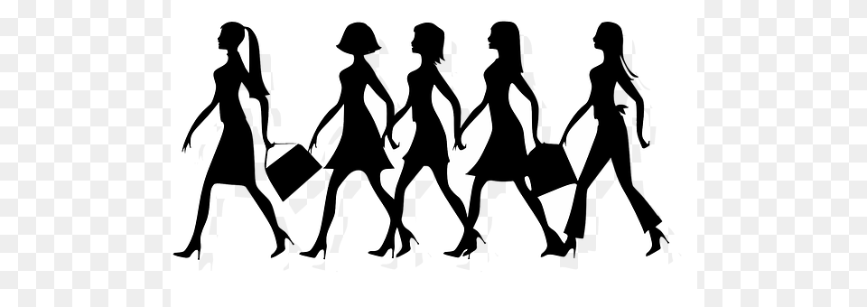 Shopping, Silhouette, Adult, Female, Person Free Png