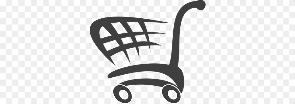 Shopping, Shopping Cart, Stencil, Device, Grass Free Png Download
