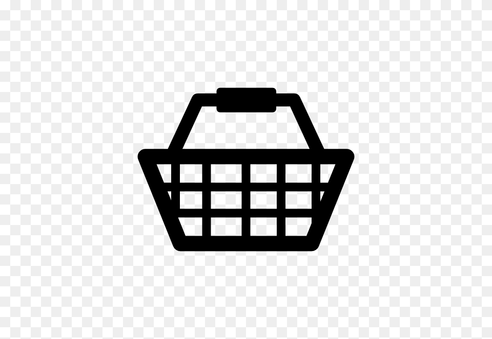 Shopping, Basket, Stencil, Shopping Basket, Ammunition Free Transparent Png