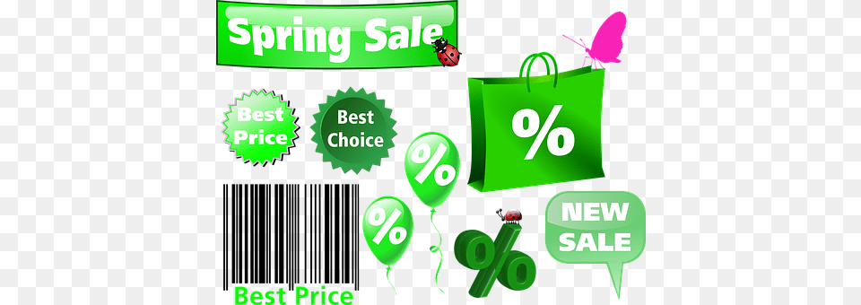 Shopping, Green, Bag Png