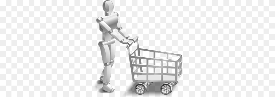Shopping, Robot, Device, Grass, Lawn Free Png