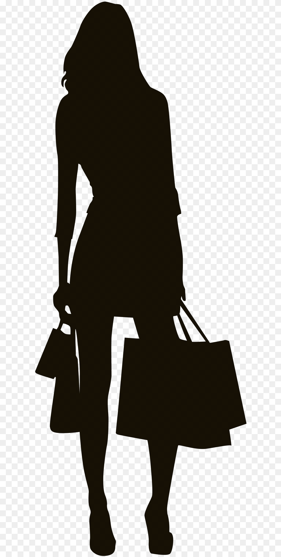 Shopping Around The Residence Woman Shopping Icon, Bag, Clothing, Coat, Person Free Png