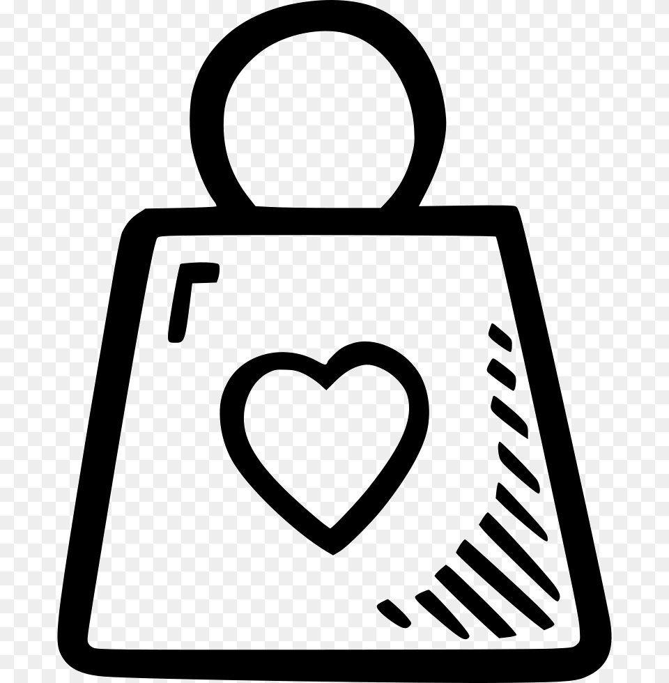 Shopping Bag Clipart Icon Heart Free Transparent Png