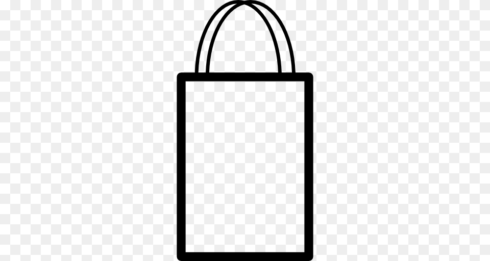 Shopping Bag Outline With Double Handle, Accessories, Handbag, Shopping Bag, Tote Bag Png