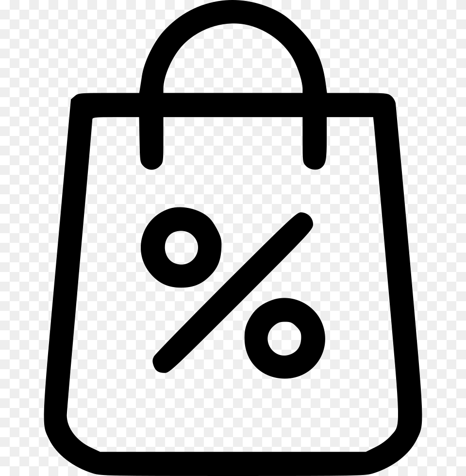 Shopping Bag Shop Discount Percent Sale Comments Delivery Bag Icon, Accessories, Handbag Free Png