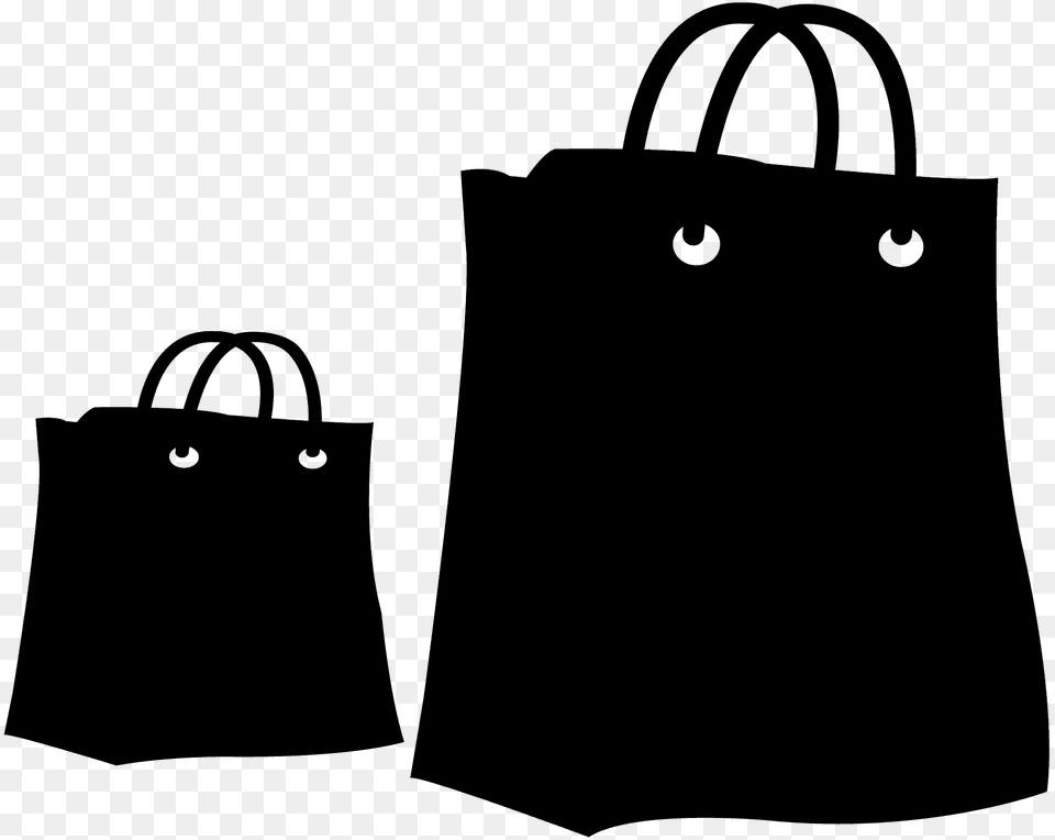 Shopping Bags Silhouette, Accessories, Bag, Handbag, Tote Bag Free Png