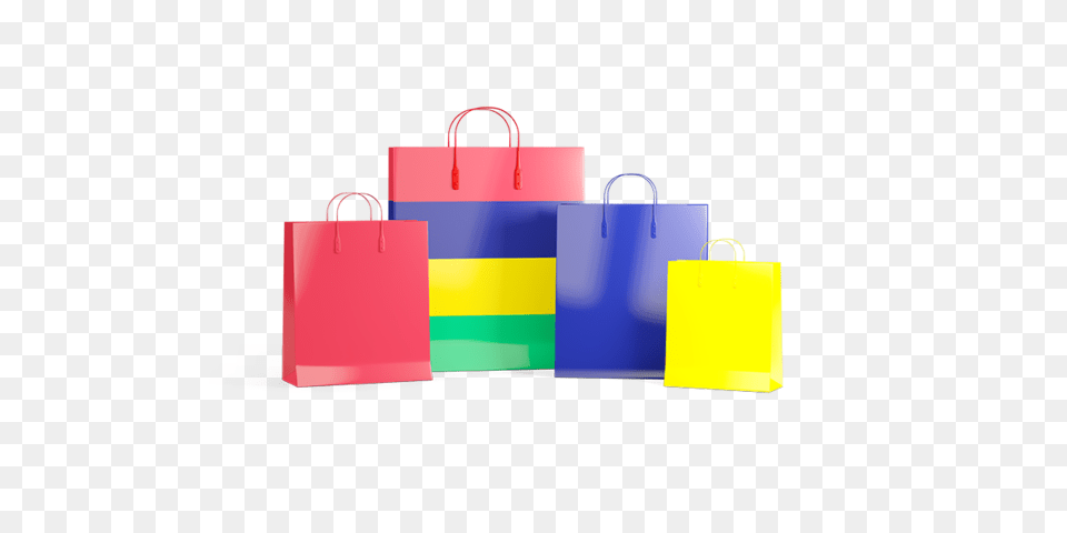 Shopping Bags With Flag Illustration Of Flag Of Mauritius, Bag, Shopping Bag, Accessories, Handbag Free Png Download