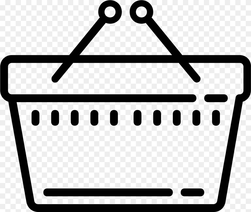 Shopping Basket Icon Shopping, Gray Free Png