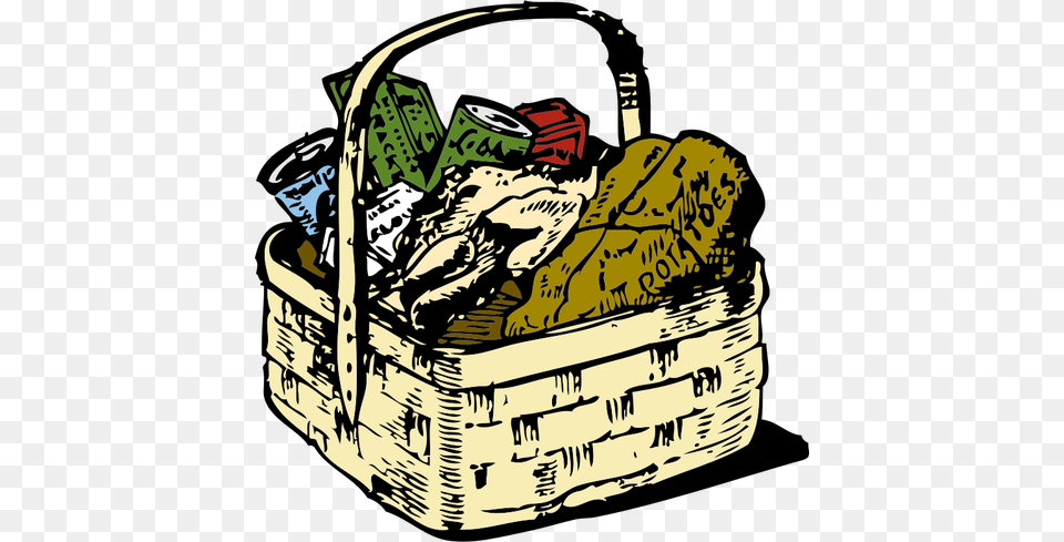 Shopping Basket Vector Clip Art Png Image