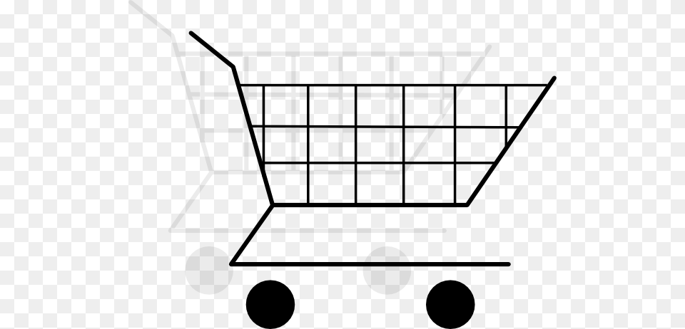 Shopping Carriage Cliparts, Gray Free Png