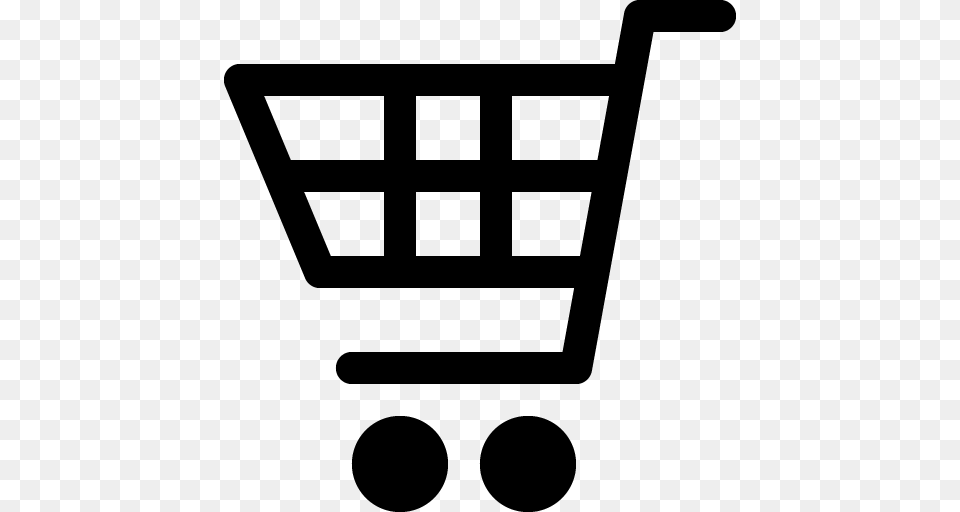 Shopping Cart, Gray Free Transparent Png