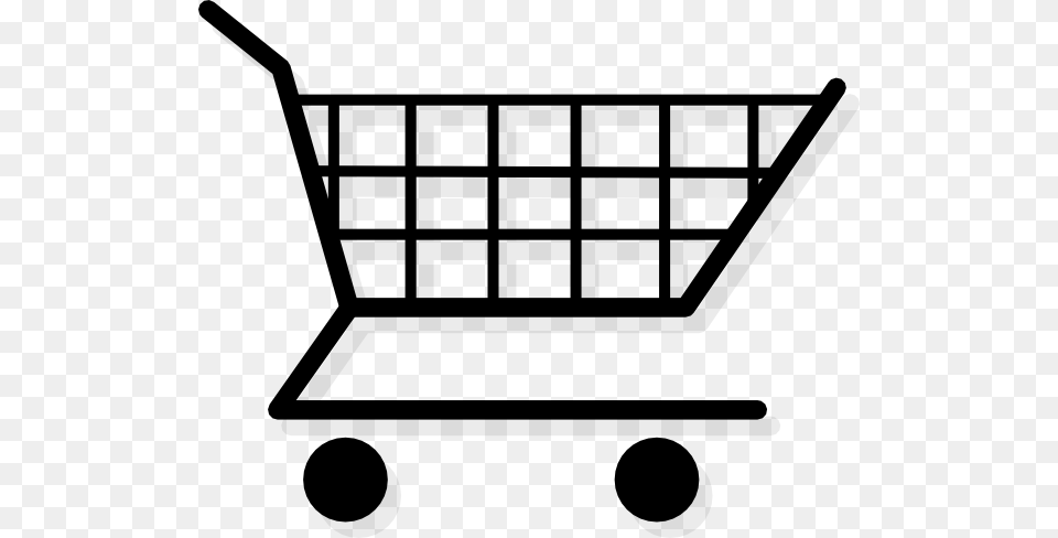 Shopping Cart, Gray Free Png Download