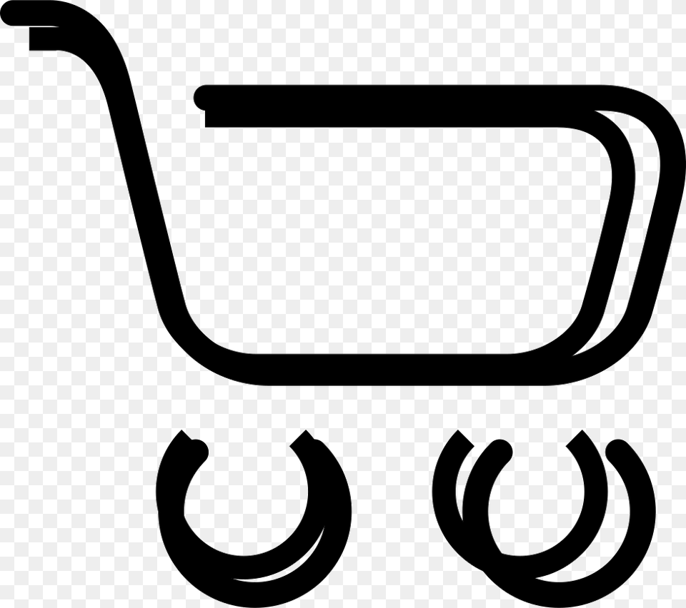 Shopping Cart, Stencil, Smoke Pipe, Shopping Cart Free Png Download