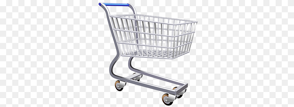 Shopping Cart, Shopping Cart, Crib, Furniture, Infant Bed Png Image