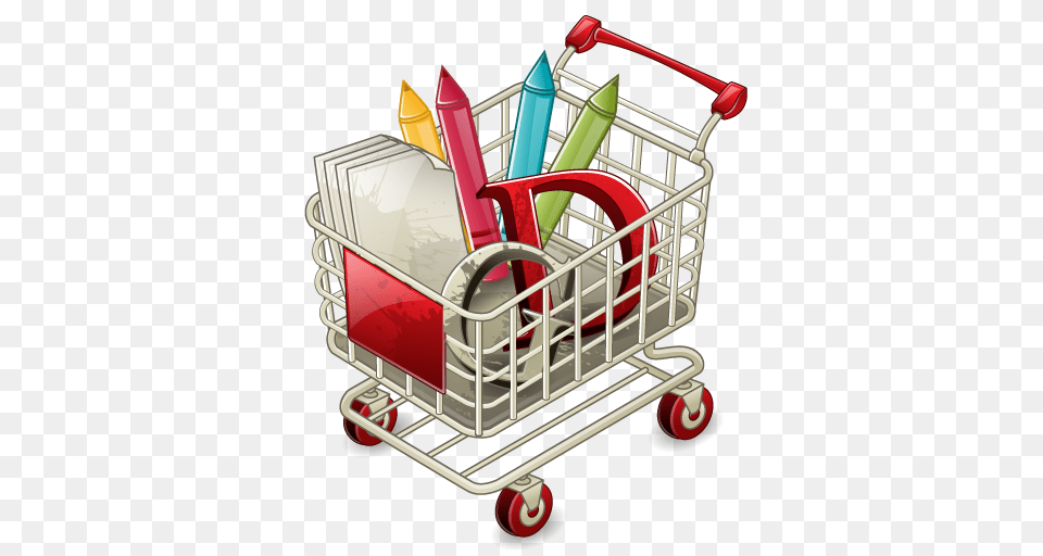 Shopping Cart, Shopping Cart, Crib, Furniture, Infant Bed Free Png