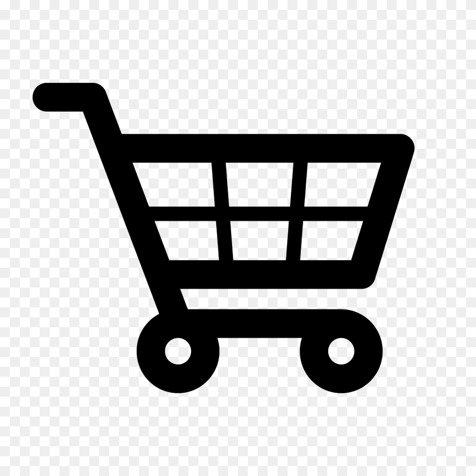 Shopping Cart, Gray Png Image