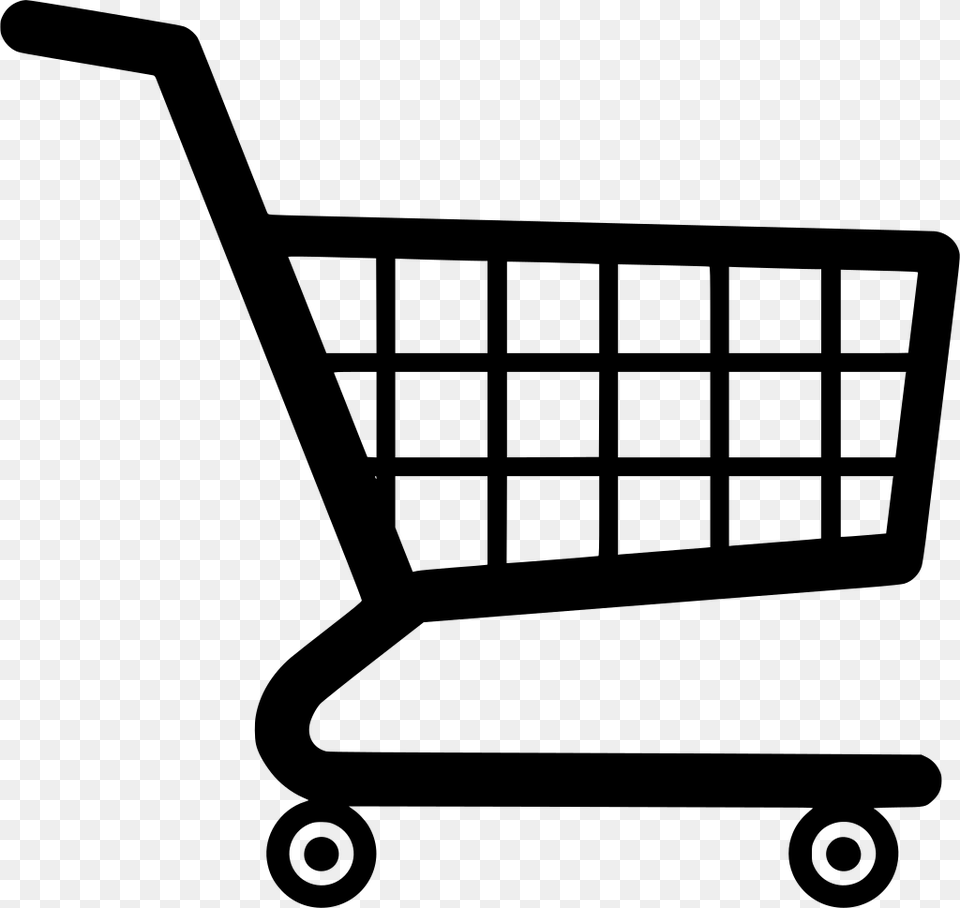 Shopping Cart Black And White, Gray Free Transparent Png