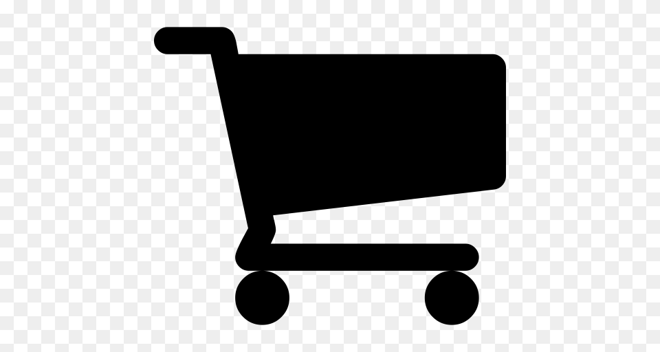 Shopping Cart Black Shopping Cart Icon With And Vector, Gray Free Png