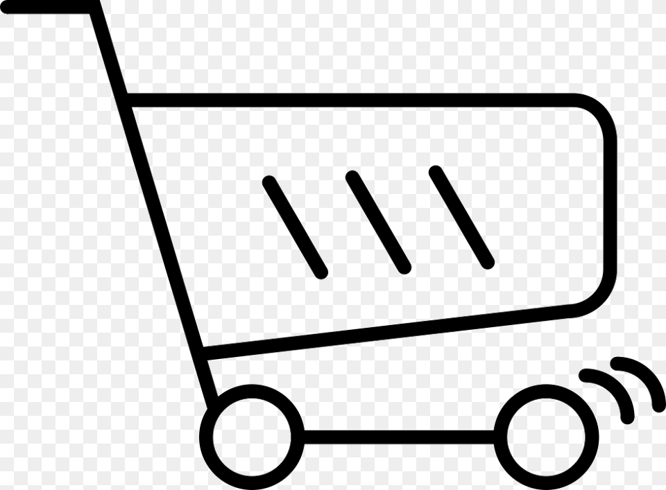 Shopping Cart Carrito De La Compra Icono Con Items, Device, Grass, Lawn, Lawn Mower Free Png