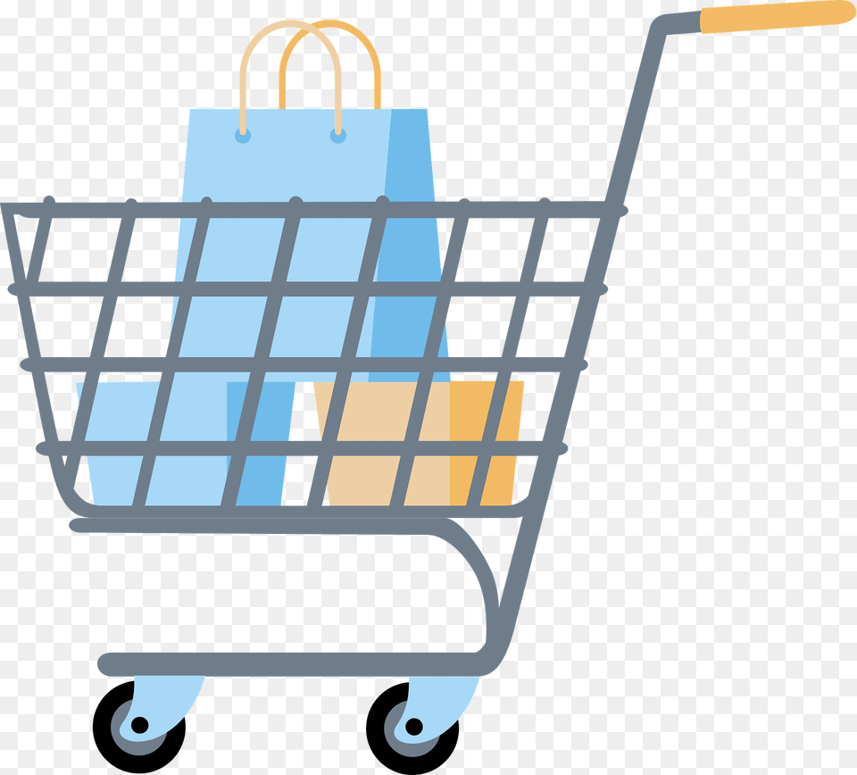 Shopping Cart Clipart, Shopping Cart, Bag, Device, Grass Png