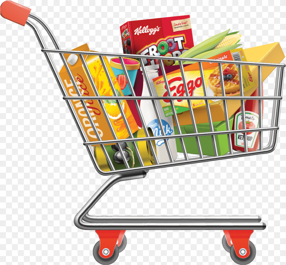 Shopping Cart Clipart Download Groceries Shopping Cart, Shopping Cart Png Image