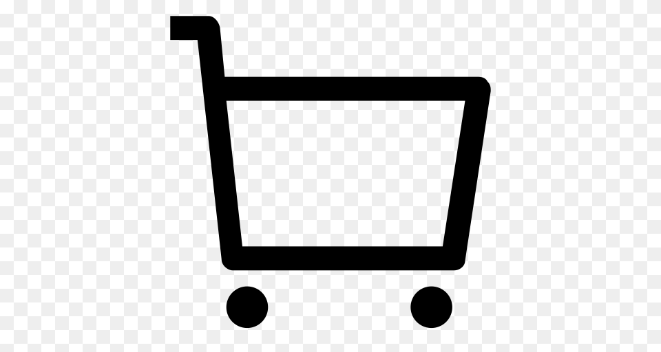 Shopping Cart Commerce Cart Icon And Vector For, Gray Png