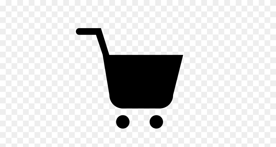 Shopping Cart Commerce Cart Icon With And Vector Format, Gray Free Png Download