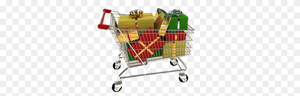 Shopping Cart Full Of Presents, Shopping Cart Free Png Download