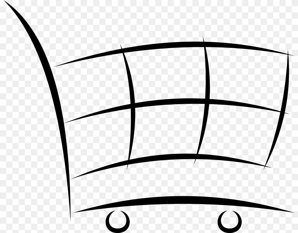 Shopping Cart Horse Carriage, Gray Png