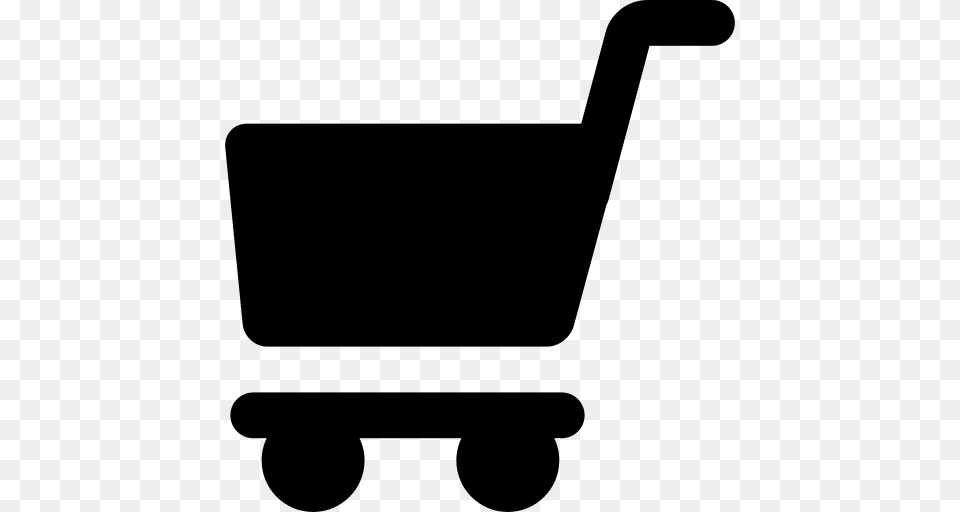Shopping Cart Icon, Gray Free Transparent Png