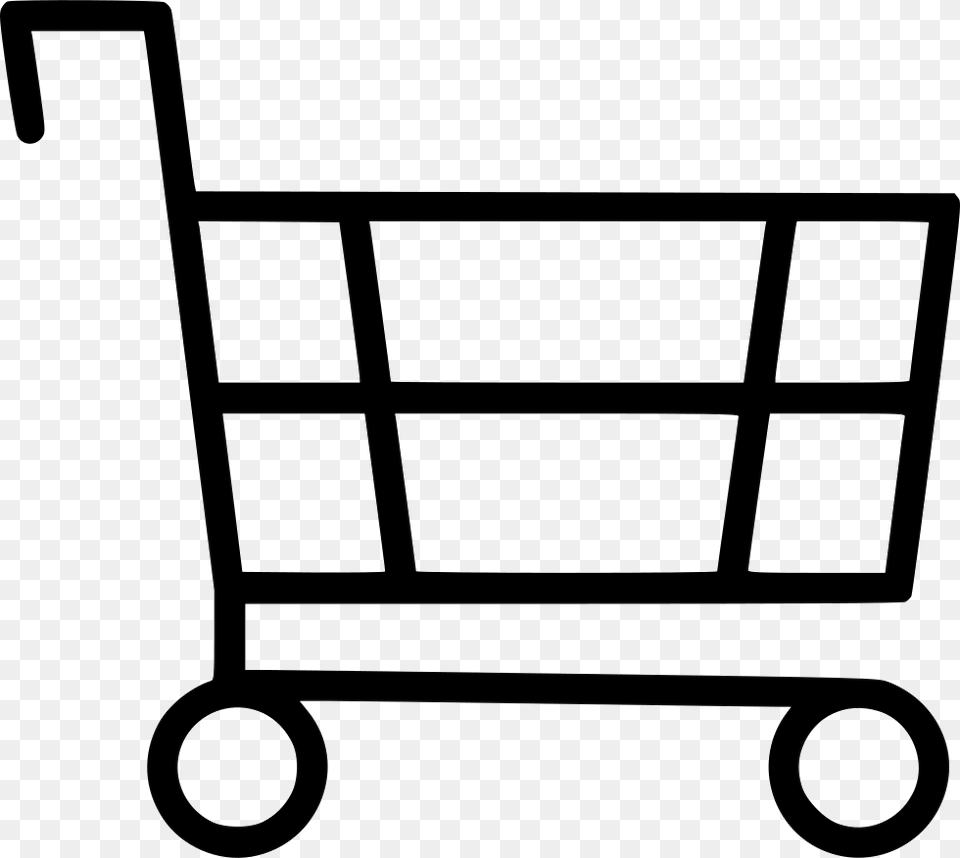 Shopping Cart Icon For Shopping Cart, Shopping Cart, Stencil Free Png
