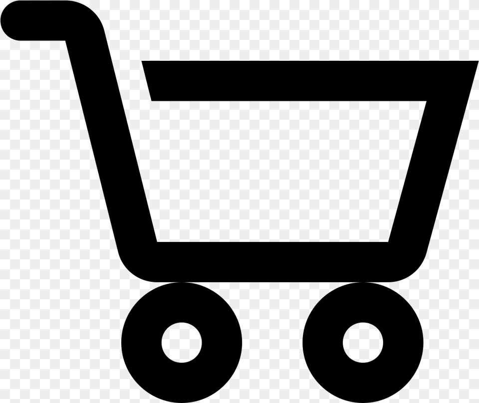 Shopping Cart Icon Simbolo Centro Comercial, Gray Png Image