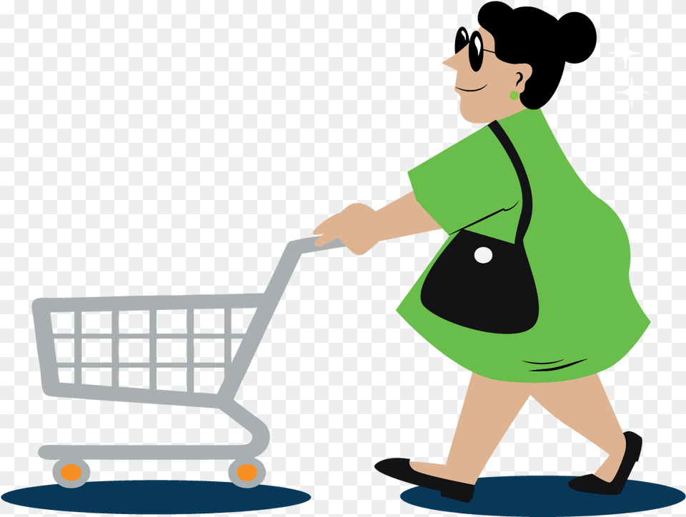 Shopping Cart Icon Cartoon Jingfm Gold Logo Shopping Cart, Adult, Female, Person, Woman Free Transparent Png