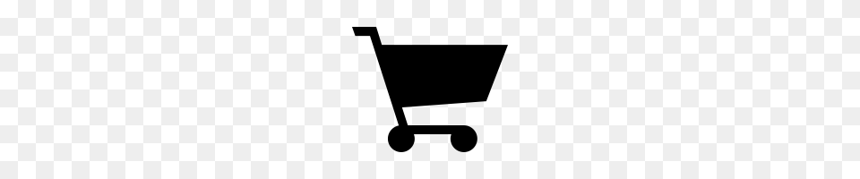 Shopping Cart Icons Noun Project, Gray Png Image