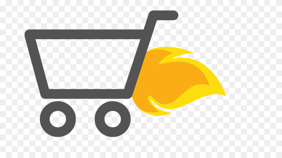 Shopping Cart On Fire Free Download, Carriage, Transportation, Vehicle Png Image