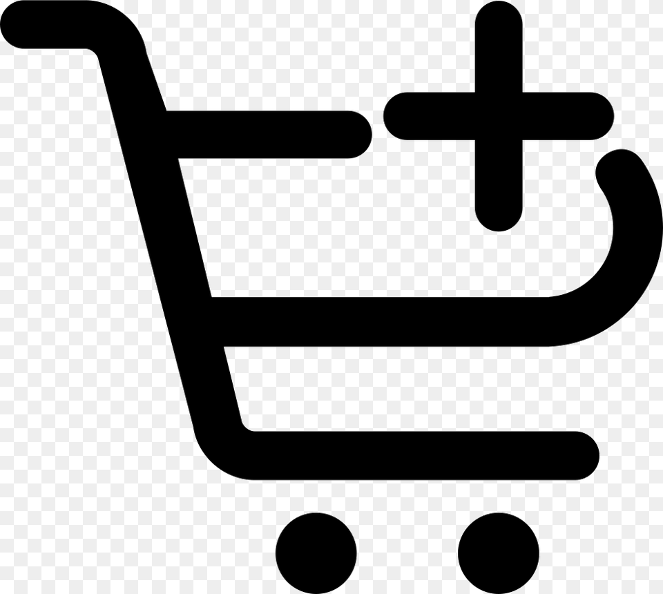 Shopping Cart Plus Shopping Cart, Shopping Cart, Cross, Symbol Free Png Download
