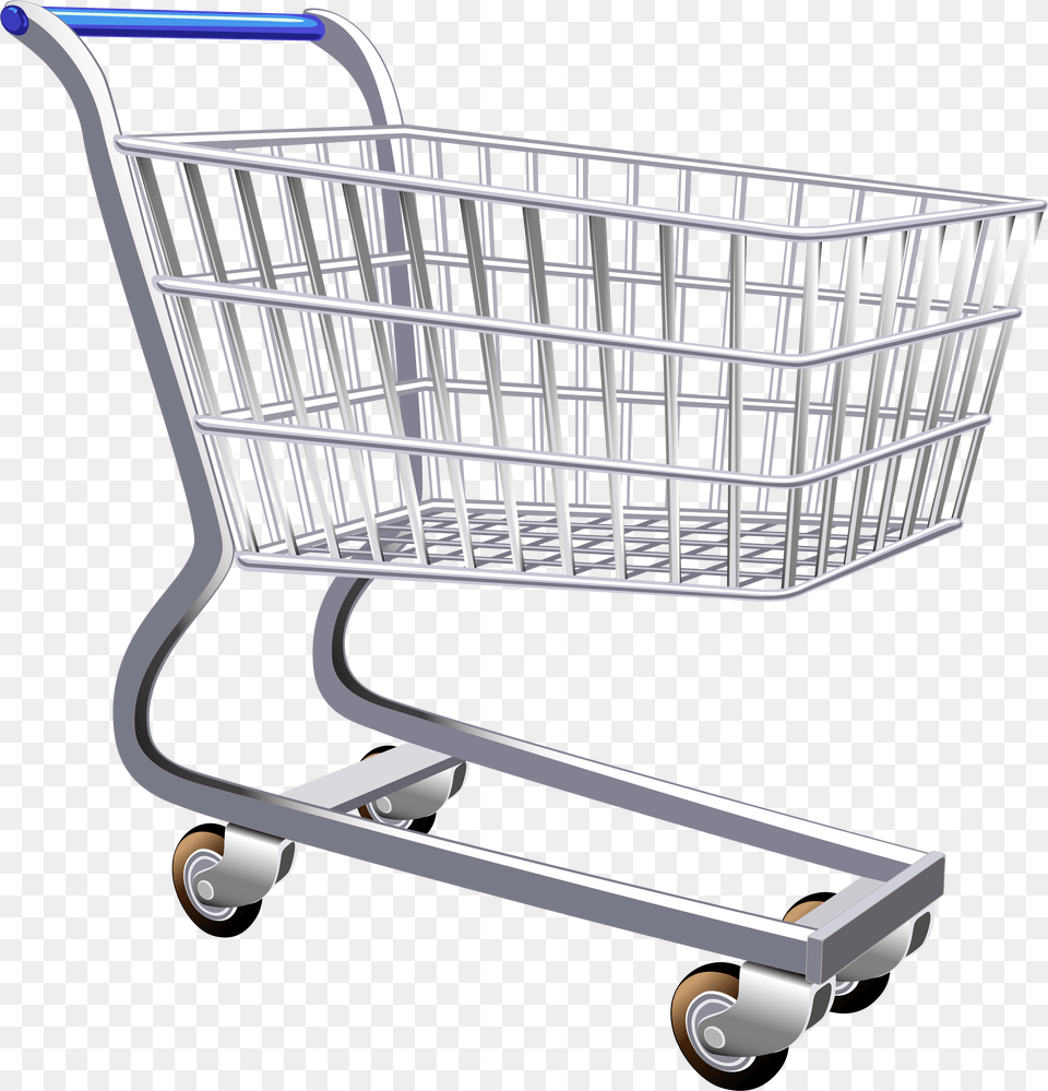 Shopping Cart Transparent Background, Crib, Furniture, Infant Bed, Shopping Cart Free Png Download