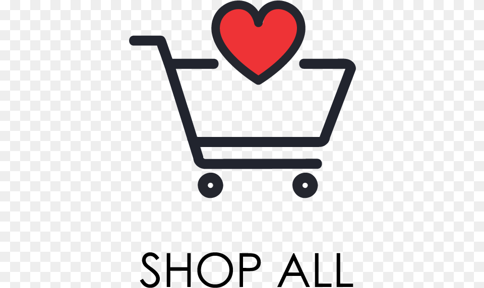 Shopping Cart With Heart, Shopping Cart Png Image