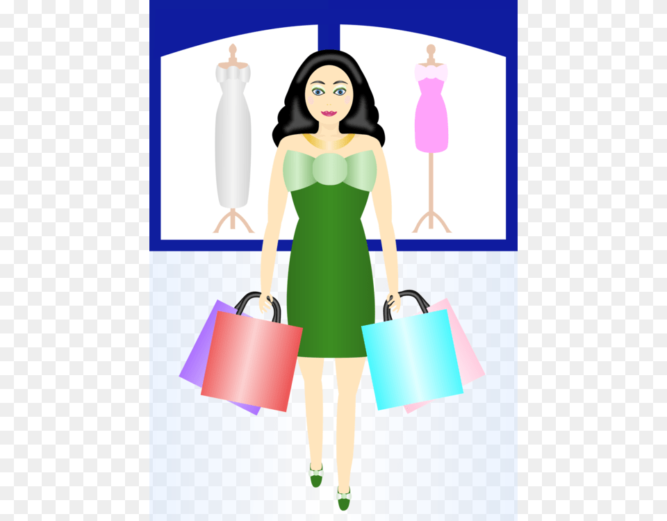 Shopping Centre Shopping Cart Retail Bag, Clothing, Dress, Person, Adult Free Png