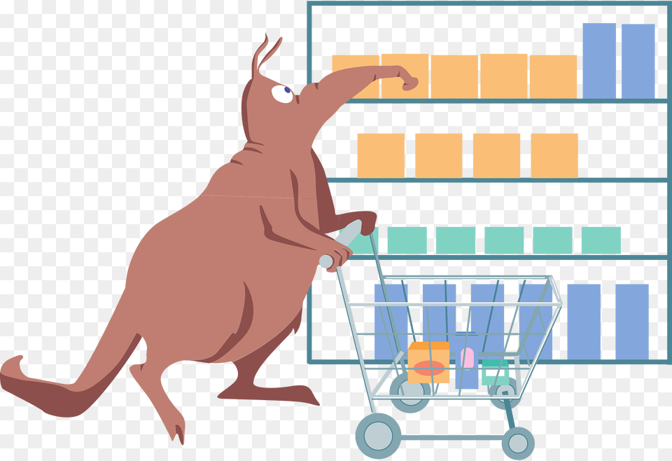 Shopping Clipart, Animal, Kangaroo, Mammal Free Png Download