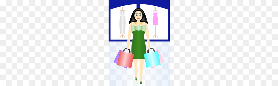 Shopping Clipart, Clothing, Dress, Person, Adult Free Png