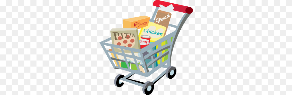 Shopping Clipart Shopping Cart, Device, Grass, Lawn Free Png Download