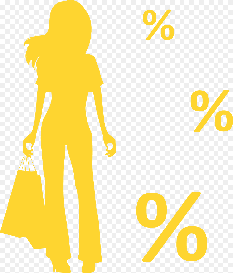 Shopping Girl Silhouette, Person, Bag, Text, Accessories Free Transparent Png
